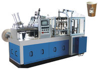 Universal Paper Tea Cup Making Machine , Paper Cup Shaper With Photocell Detection